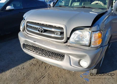 2002 Toyota Sequoia Limited V8 из США, поврежденный, VIN 5TDBT48A22S113985